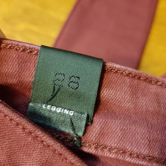 VINCE Riley Jegging in Burgundy size 26 - Picture 6 of 7